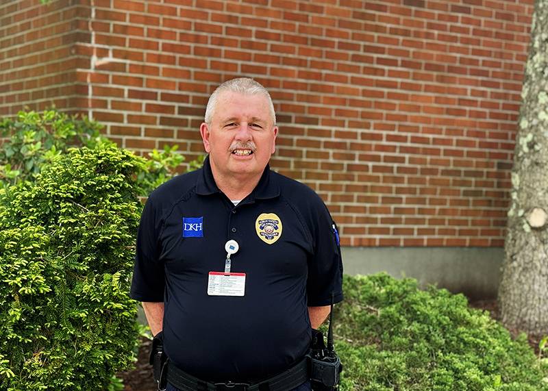 Day Kimball Health Names Dennis Gaffney, Lead Public Safety Officer April’s Employee of the Month 